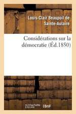 Considerations Sur La Democratie