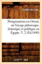 Peregrinations En Orient, Ou Voyage Pittoresque, Historique Et Politique En Egypte. T. 2 (Ed.1840)