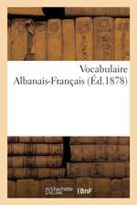 Vocabulaire Albanais-Français