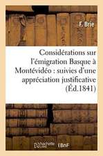 Considérations sur l'émigration Basque à Montévidéo