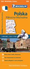 Poland North East - Michelin Regional Map 555