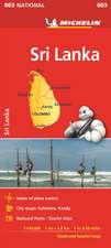 Michelin: Michelin Sri Lanka Road & Tourist Map 803