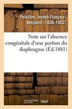 Note Sur l'Absence Congénitale d'Une Portion Du Diaphragme