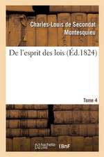 de l'Esprit Des Lois. Tome 4