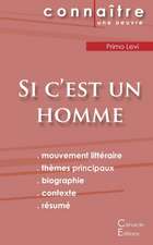 Fiche de lecture Si c'est un homme de Primo Levi (Analyse littéraire de référence et résumé complet)