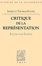 Critique de La Representation