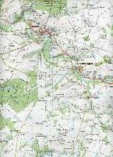 Chatillon sur Indre Ecueille 1 : 25 000 Carte Topographique Serie Bleue Itineraires de Randonnee