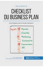 Checklist du business plan