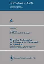 Nouvelles Technologies et Traitement de l’Information en Médecine: Comptes rendus des 3e Journées Francophones d’Informatique Médicale, Paris, juin 1991