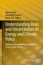 Understanding Risks and Uncertainties in Energy and Climate Policy: Multidisciplinary Methods and Tools for a Low Carbon Society