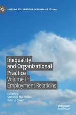 Inequality and Organizational Practice: Volume II: Employment Relations