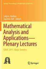 Mathematical Analysis and Applications—Plenary Lectures: ISAAC 2017, Växjö, Sweden