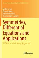 Symmetries, Differential Equations and Applications: SDEA-III, İstanbul, Turkey, August 2017