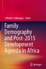 Family Demography and Post-2015 Development Agenda in Africa