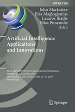 Artificial Intelligence Applications and Innovations: AIAI 2019 IFIP WG 12.5 International Workshops: MHDW and 5G-PINE 2019, Hersonissos, Crete, Greece, May 24–26, 2019, Proceedings