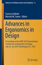 Advances in Ergonomics in Design: Proceedings of the AHFE 2019 International Conference on Ergonomics in Design, July 24-28, 2019, Washington D.C., USA