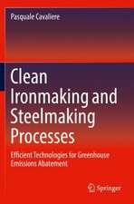 Clean Ironmaking and Steelmaking Processes: Efficient Technologies for Greenhouse Emissions Abatement