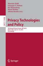 Privacy Technologies and Policy: 7th Annual Privacy Forum, APF 2019, Rome, Italy, June 13–14, 2019, Proceedings