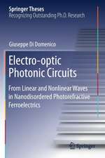 Electro-optic Photonic Circuits: From Linear and Nonlinear Waves in Nanodisordered Photorefractive Ferroelectrics