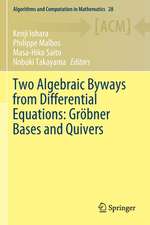 Two Algebraic Byways from Differential Equations: Gröbner Bases and Quivers