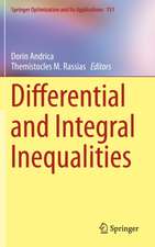 Differential and Integral Inequalities