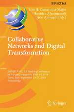 Collaborative Networks and Digital Transformation: 20th IFIP WG 5.5 Working Conference on Virtual Enterprises, PRO-VE 2019, Turin, Italy, September 23–25, 2019, Proceedings