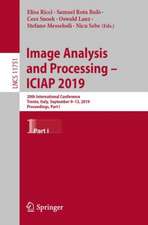 Image Analysis and Processing – ICIAP 2019: 20th International Conference, Trento, Italy, September 9–13, 2019, Proceedings, Part I