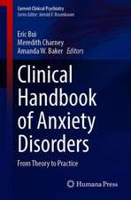 Clinical Handbook of Anxiety Disorders