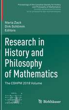 Research in History and Philosophy of Mathematics: The CSHPM 2018 Volume