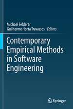 Contemporary Empirical Methods in Software Engineering