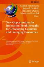 New Opportunities for Innovation Breakthroughs for Developing Countries and Emerging Economies: 19th International TRIZ Future Conference, TFC 2019, Marrakesh, Morocco, October 9–11, 2019, Proceedings