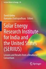 Solar Energy Research Institute for India and the United States (SERIIUS): Lessons and Results from a Binational Consortium