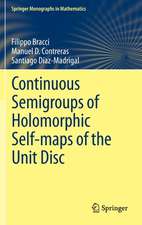 Continuous Semigroups of Holomorphic Self-maps of the Unit Disc