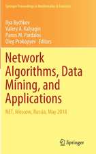 Network Algorithms, Data Mining, and Applications: NET, Moscow, Russia, May 2018