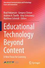 Educational Technology Beyond Content