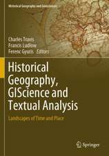 Historical Geography, GIScience and Textual Analysis