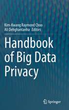 Handbook of Big Data Privacy