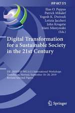 Digital Transformation for a Sustainable Society in the 21st Century: I3E 2019 IFIP WG 6.11 International Workshops, Trondheim, Norway, September 18–20, 2019, Revised Selected Papers