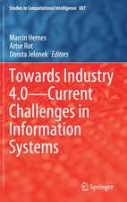 Towards Industry 4.0 — Current Challenges in Information Systems