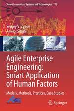 Agile Enterprise Engineering: Smart Application of Human Factors: Models, Methods, Practices, Case Studies