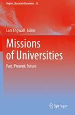 Missions of Universities: Past, Present, Future