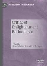 Critics of Enlightenment Rationalism