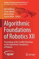 Algorithmic Foundations of Robotics XII