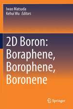 2D Boron: Boraphene, Borophene, Boronene