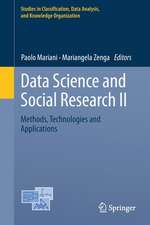 Data Science and Social Research II: Methods, Technologies and Applications