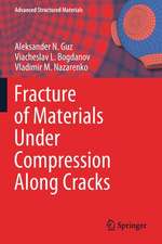 Fracture of Materials Under Compression Along Cracks