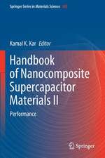 Handbook of Nanocomposite Supercapacitor Materials II: Performance