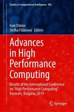 Advances in High Performance Computing: Results of the International Conference on “High Performance Computing” Borovets, Bulgaria, 2019