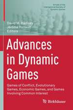 Advances in Dynamic Games