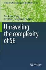 Unraveling the complexity of SE